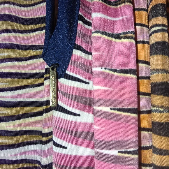 🦄 Elegant Multicolor Sleeveless Dress Size Large 24" And Stretchy - Picture 11 of 15